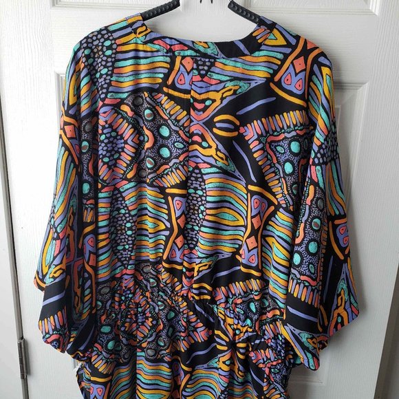 Melissa McCarthy 1x - Cinched, tie waist, batwing jacket - Picture 2 of 6